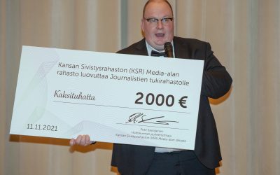 KSR:n Media-alan rahaston palkinto Journalistien tukirahastolle