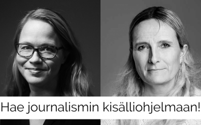 Haku Journalismin kisällit -ohjelmaan on auki
